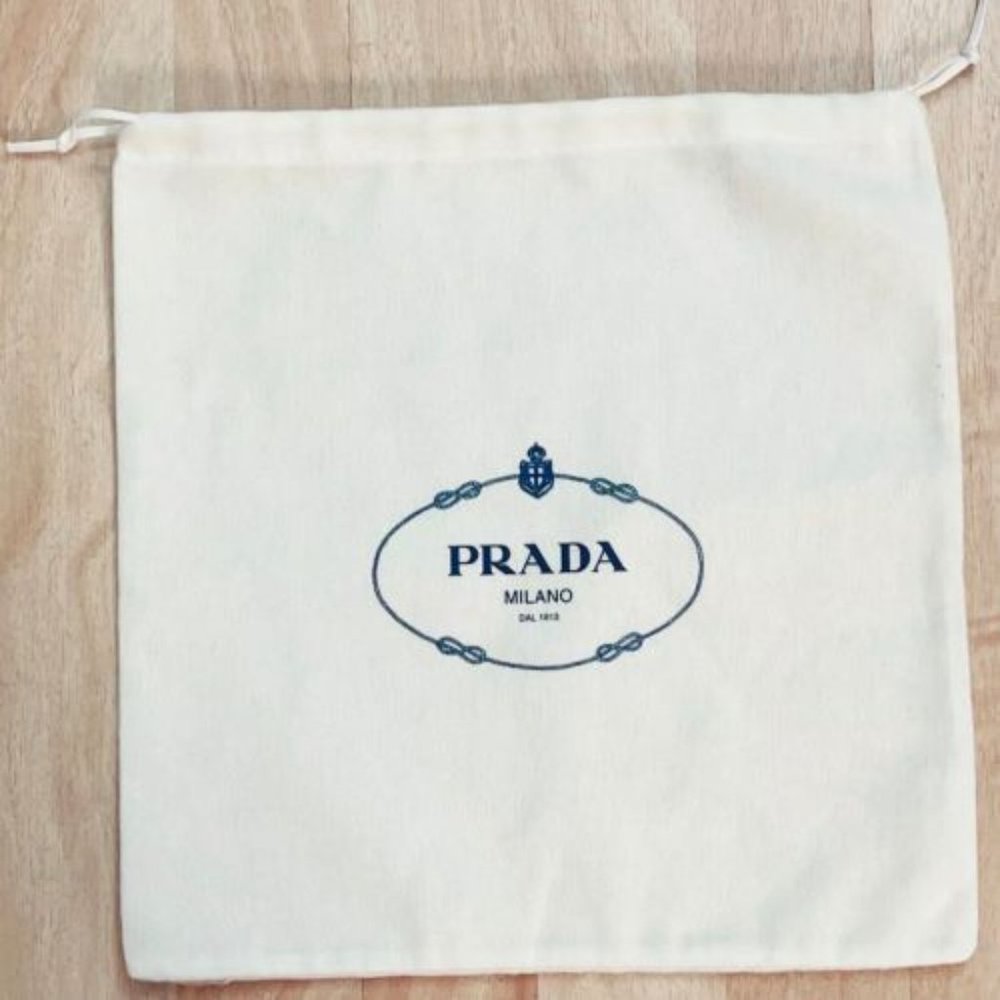 Prada Authentic Empty Bag Fabric Bag Container Po… - image 6